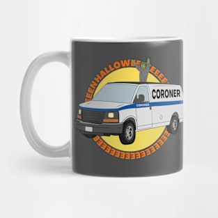 CORONER PARTY VAN Mug